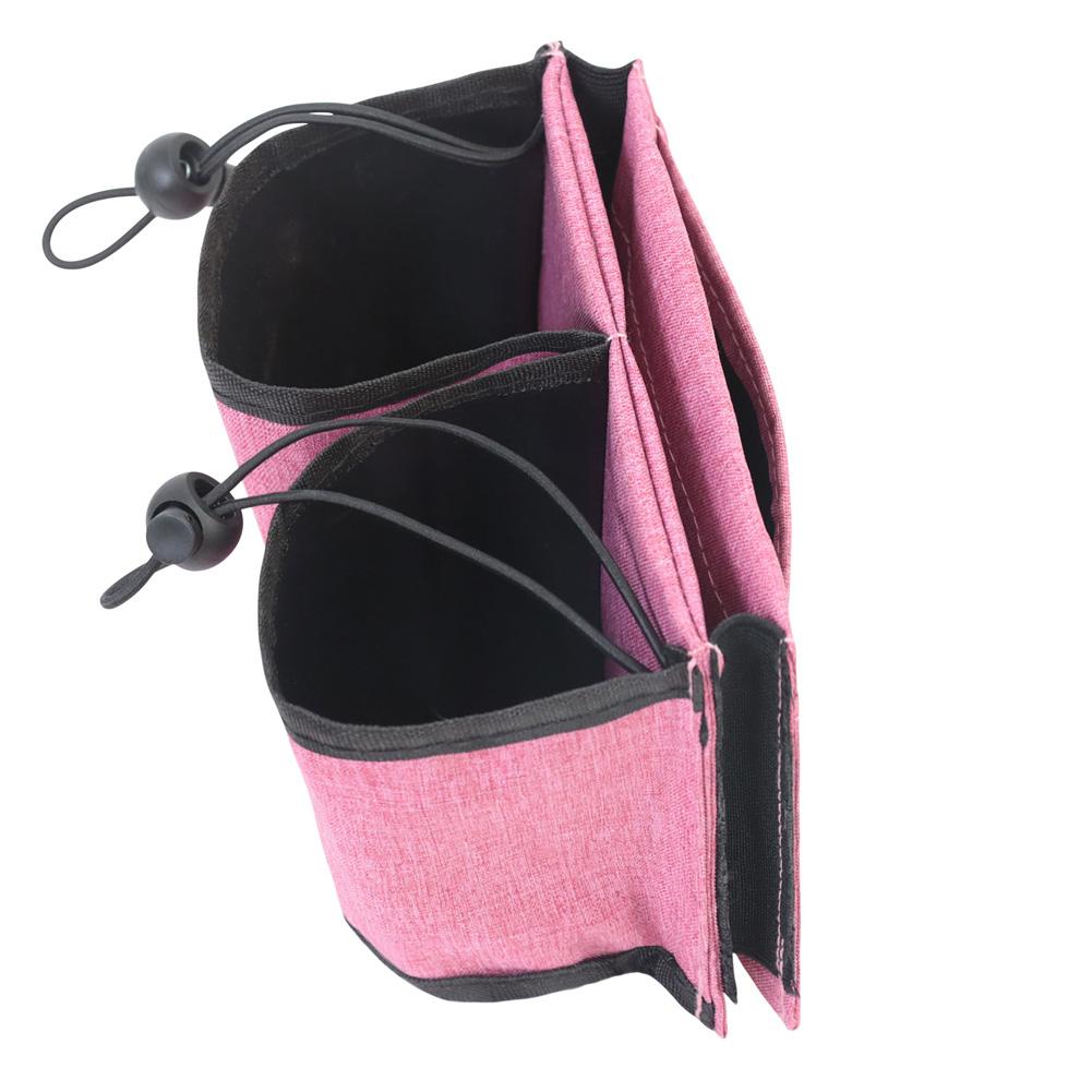 Luggage Armrest Water Cup Storage Bag Organizer Oxford Cloth Hanging Holder For Water Bottles Sundries