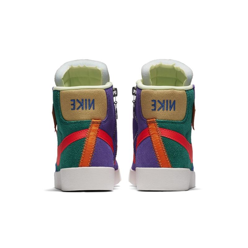 Nike Blazer Mid Rebel Multi-Color Women's Sneakers Skateboard Shoes CQ7786-561