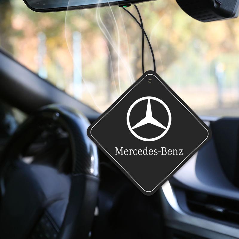 OZQU2 Car Lnterior Perfume Pendant Air Freshener Perfume Tablets For Mercedes Benz GLC W126 W140 W168 W169 W177 W221 W213 W206 W205