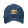 Hamburger Baseball Cap for Men Women Hats Denim Trucker Caps Dad Hat