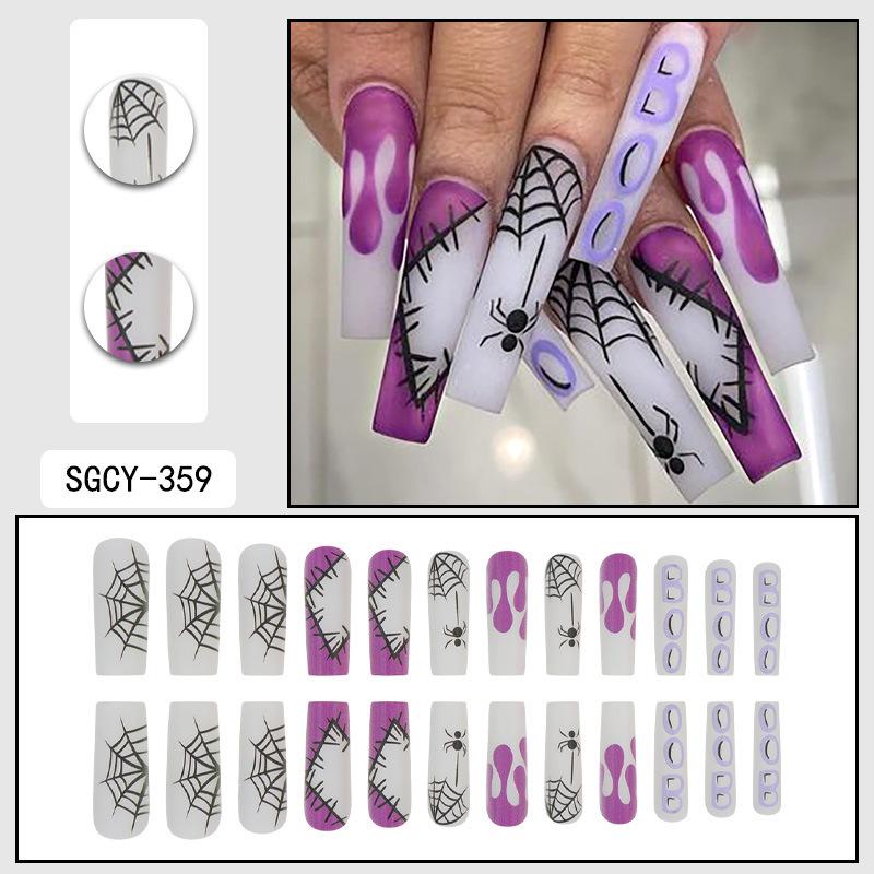 O7 Маникюрный ноготь, длинный, носимый, летний, усовершенствованный, носимый, накладной, ноготь