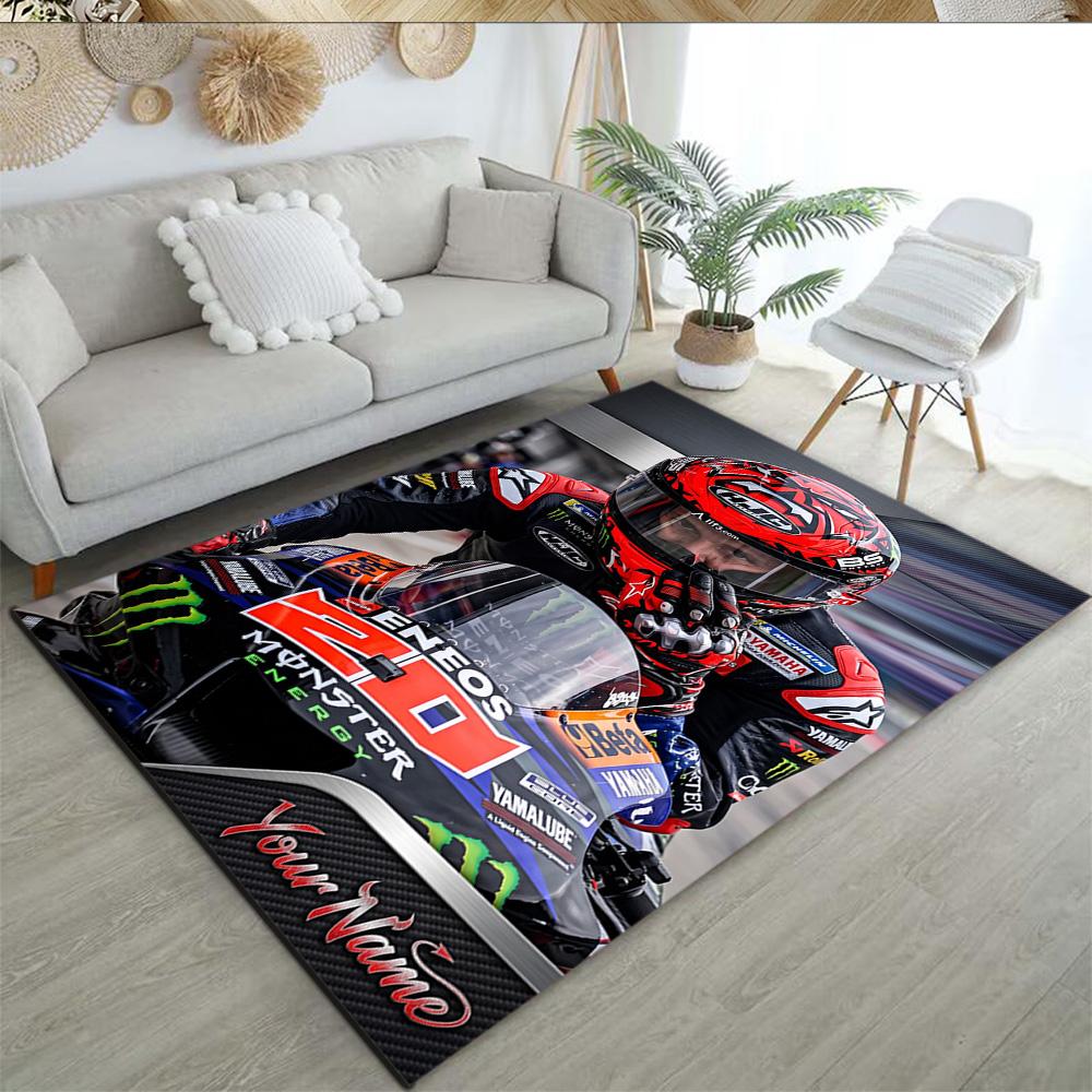 Jorge Lorenzo Customizable Name Area Rug Suitable For Hallway Dormitory Entryway Living Rooms Antislip Rug Anime Office Decor Best For Christmas