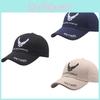 Letter Embroidery Us Baseball Cap Adjustable Unisex Sun Hat Protection