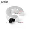 1Pcs Aluminum Alloy Linear Rail Shaft Collar SBR16/20/25/30/35/40 Open Type Collar  CNC Parts Tool