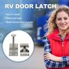 RV Entry Door Latch Heavy-Duty 4 Inch Windproof Travel Trailer Door Holder For Women Family Couples Friends Homeowners Travel