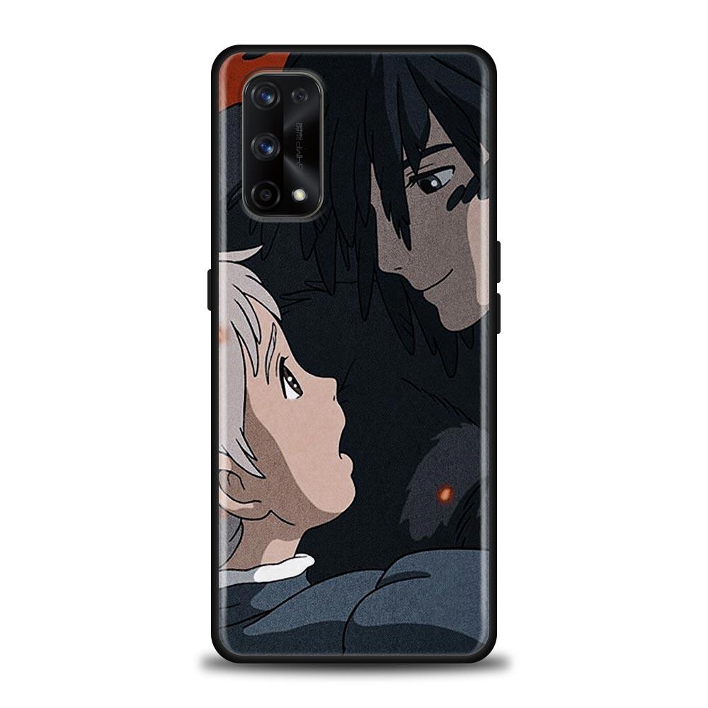 Миядзаки Хаяо аниме «Ходячий замок Хаула» чехол для телефона для Oppo Realme 8i 8 9 7 6 5 Pro 9i 7i 5i 6i XT 5G Чехлы Realme 8Pro