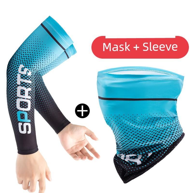 Sun Mask Cycling Headscarf Bandana Men and Women Viscose Fiber Oversleeve Summer Outdoor Fishing Face Care Neck Protection Face Scarf Scarf
