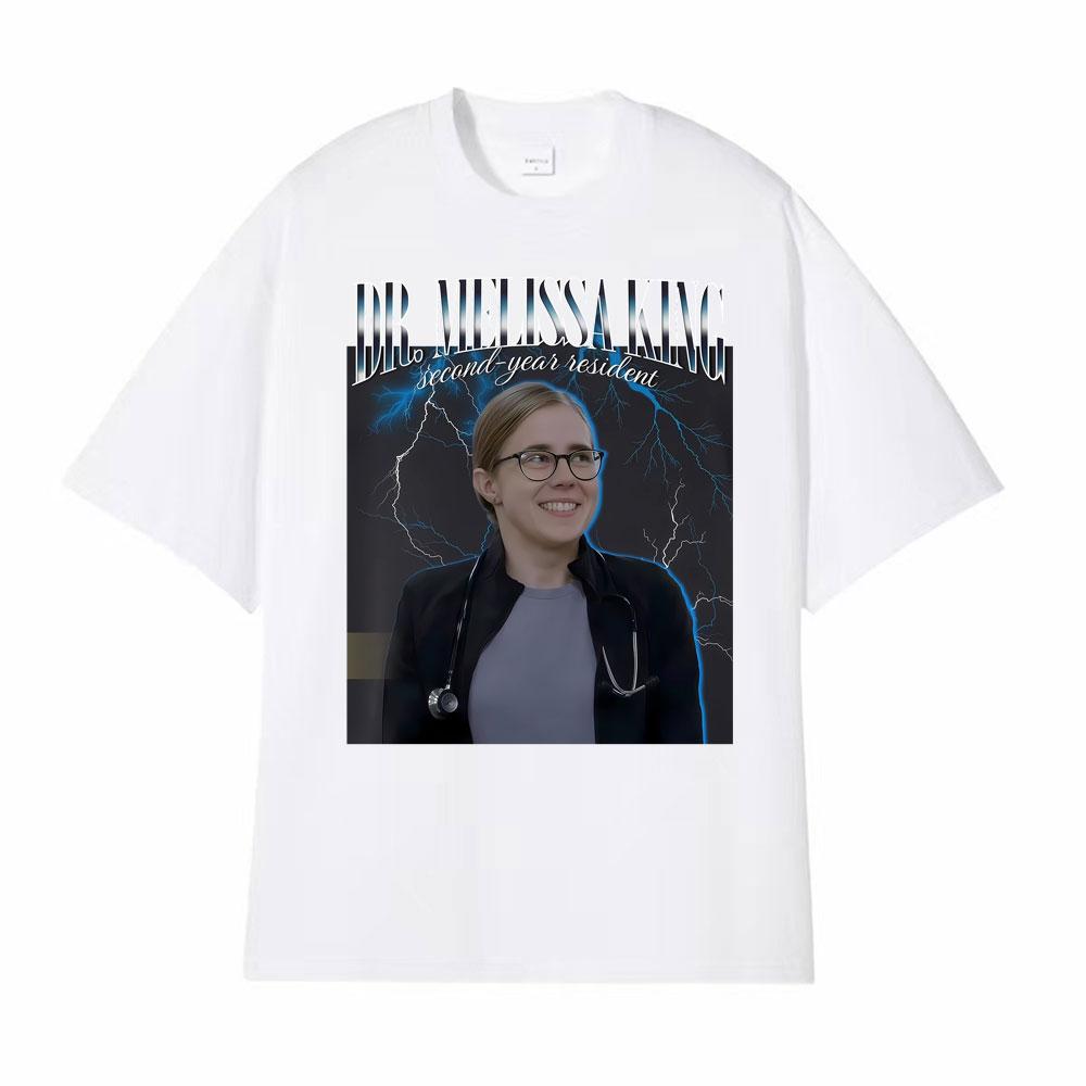 Dr Melissa King Retro Vintage 90s Style Tshirt Men Women Clothing Harajuku Casual T Shirt Oversized Short Sleeve T Shirts Tops