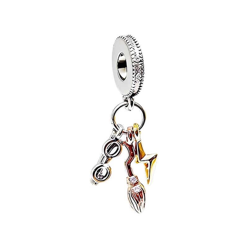Charm Beads, Dumbo&Mom Charm&Magic Hat&Villains Cruella De Vil Charm Beads,Fit Pendant Bracelet Women Jewelry Gif