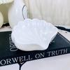 Creative Shell Ceramic Soap Dish Portable Soap Box Home Bathroom Accessories Desk Organizer Waterproof Drain Rack Dishes Drainer