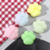 10pcs TPR Decompression Toy Stick-slip Cat's Paw Pinch Toy New Mini Cat's Paw Squeeze