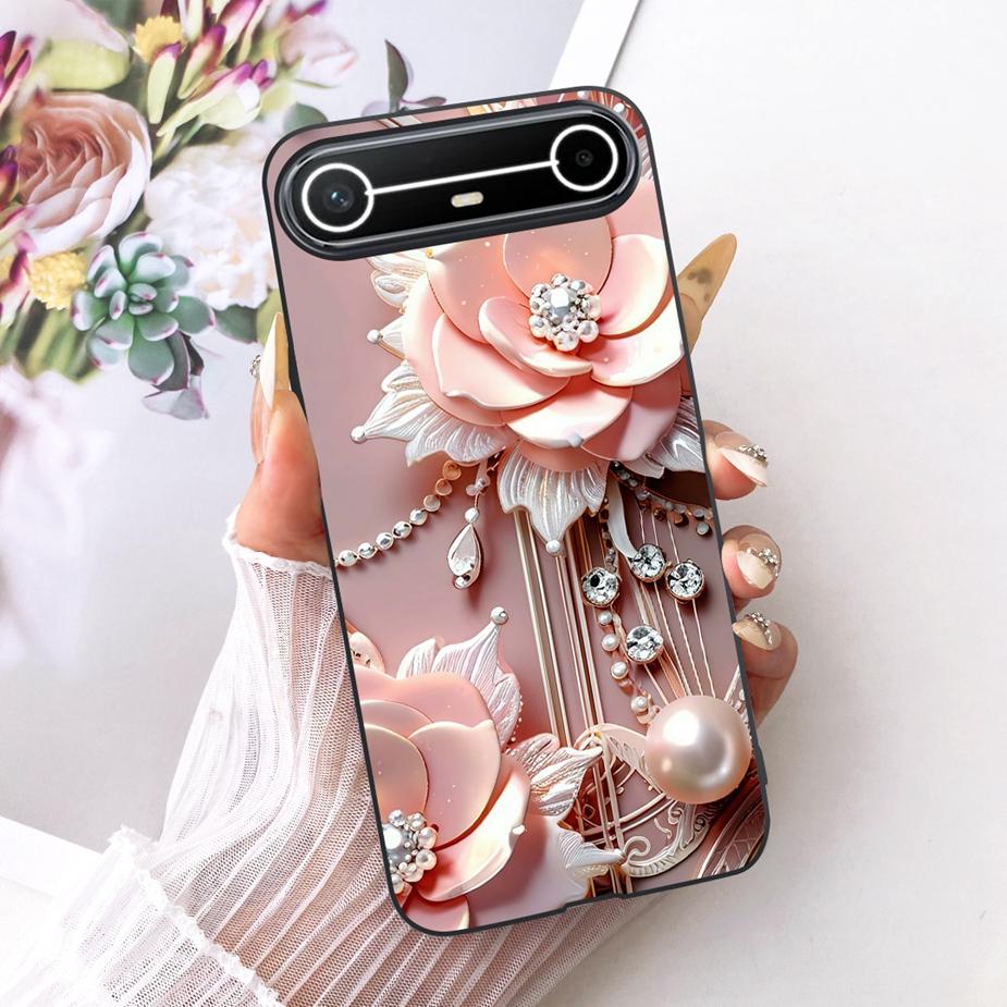 Для Tecno Pova Slim Чехол KM9 Стильный Чехол с Рисунком Бабочки Ударопрочный Мягкий ТПУ Чехол для Телефона Для Tecno Pova Slim PovaSlim 5G Сумки