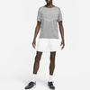 Nike Мужская серая повседневная дышащая футболка с принтом и коротким рукавом