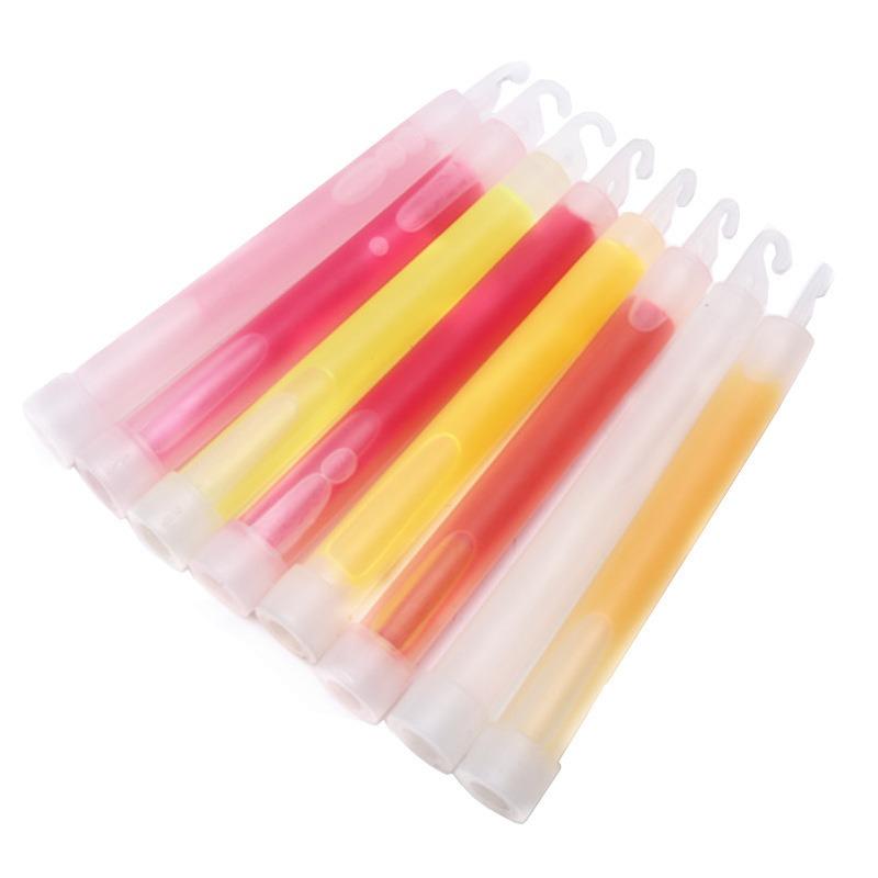 Disposable Night Glow Stick 1.5*15CM 6 Inch Fluorescent Wand Outdoor Camping Emergency Lighting Rod Portable Luminous Tube Party