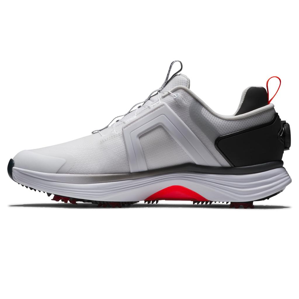 Кроссовки FootJoy Hyperflex BOA Golf 3E мужские, белые/черные, 25,0 см,