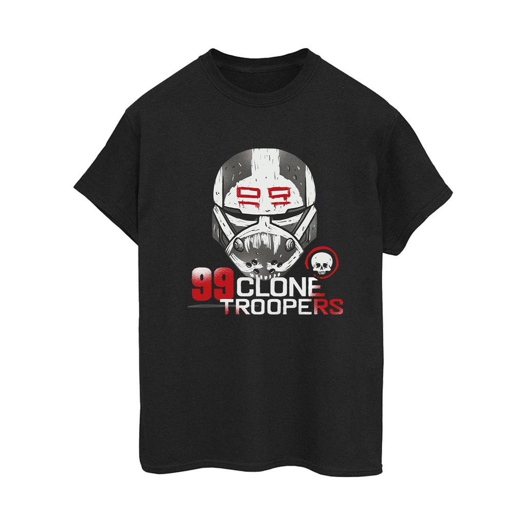 Star Wars Womens/Ladies The Bad Batch 99 Clone Troopers Cotton Boyfriend T-Shirt
