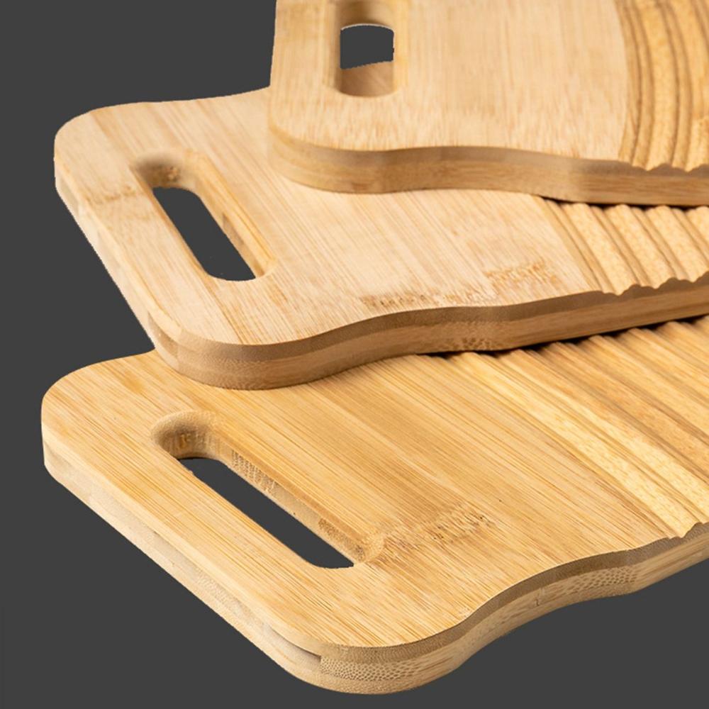 Главная Портативный бамбуковый утолщенный противоскользящий инструмент для чистки одежды Скрабборды Доска для стирки Стиральная доска