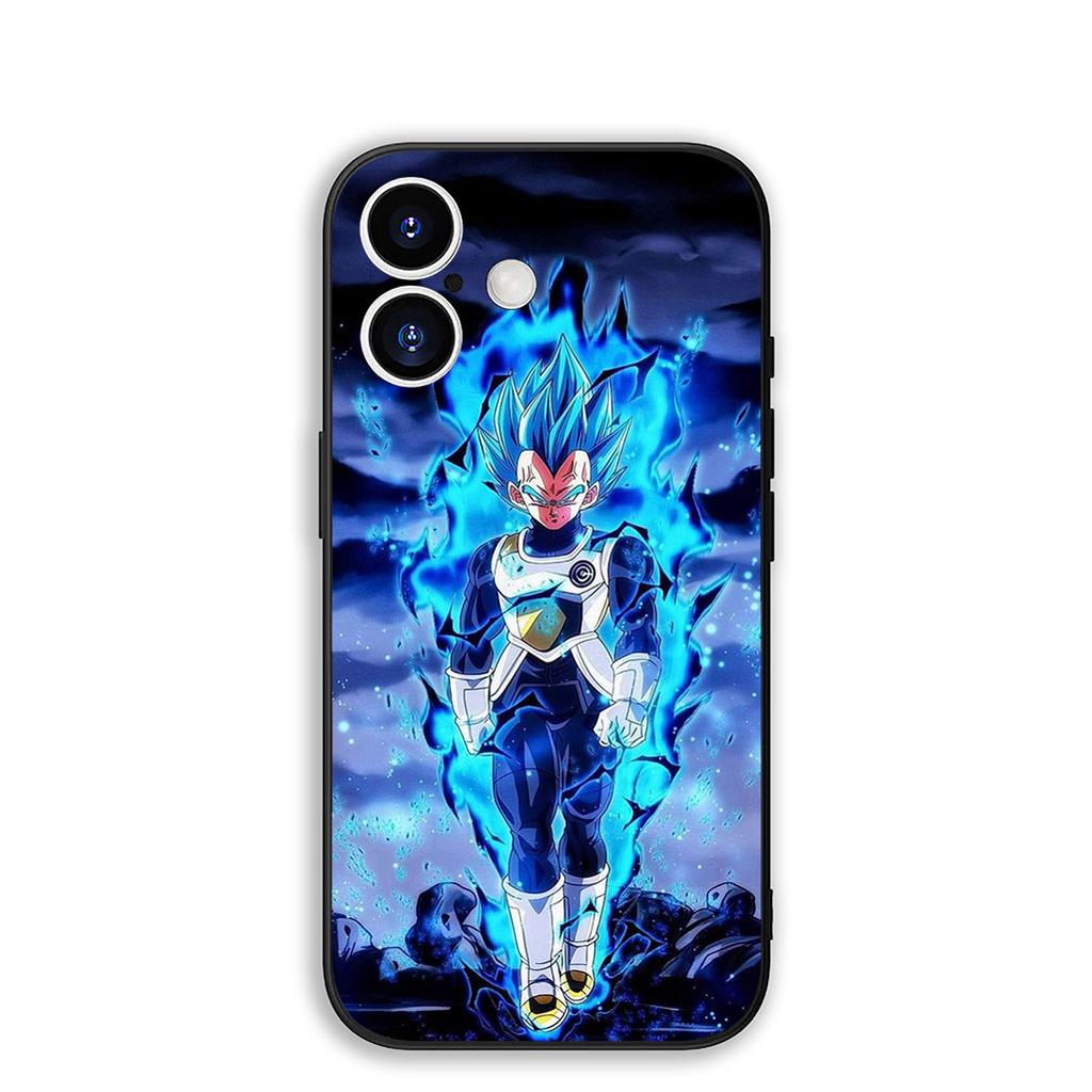 Cover for Apple iPhone 17 16 Plus 13 12 Pro Max Mini X XR Xs ProMax 16E 15+ 17+ Air Phone Case Vegeta Dragons Gokus Balls Super