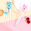 Cartoon Animal Head Chopsticks Children Eating Training Baby Learning Chopsticks