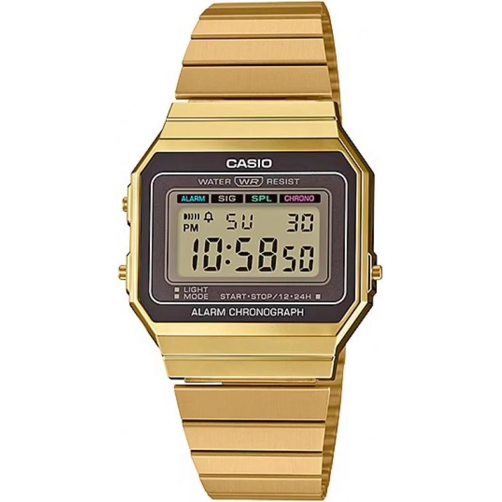 Casio Унисекс Цифровые Часы Винтажная Серия Золотой A700wg 9a