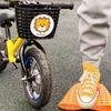 Plastic Bicycle Storage Cartoon Patten Scooter Handlebar Basket  Bike Accessories