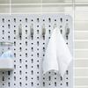 Practical-24Pcs Pegboard Hooks J Shape Pegboard Hook Peg Board Tool Organizer Parts Accessories , Black