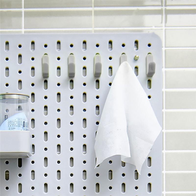 Practical-24Pcs Pegboard Hooks J Shape Pegboard Hook Peg Board Tool Organizer Parts Accessories , Black