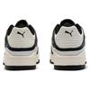 Puma Slipstream Top Grain Leather Synthetic Retro Sports Casual Low-Top Lifestyle Shoes Unisex Sneaker Black White 395232-01