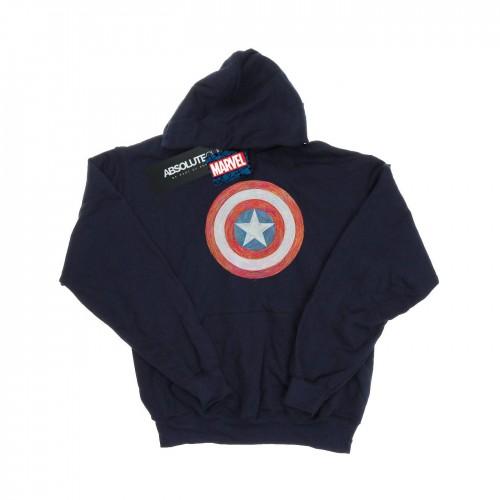 Marvel Boys Captain America Sketched Shield Hoodie