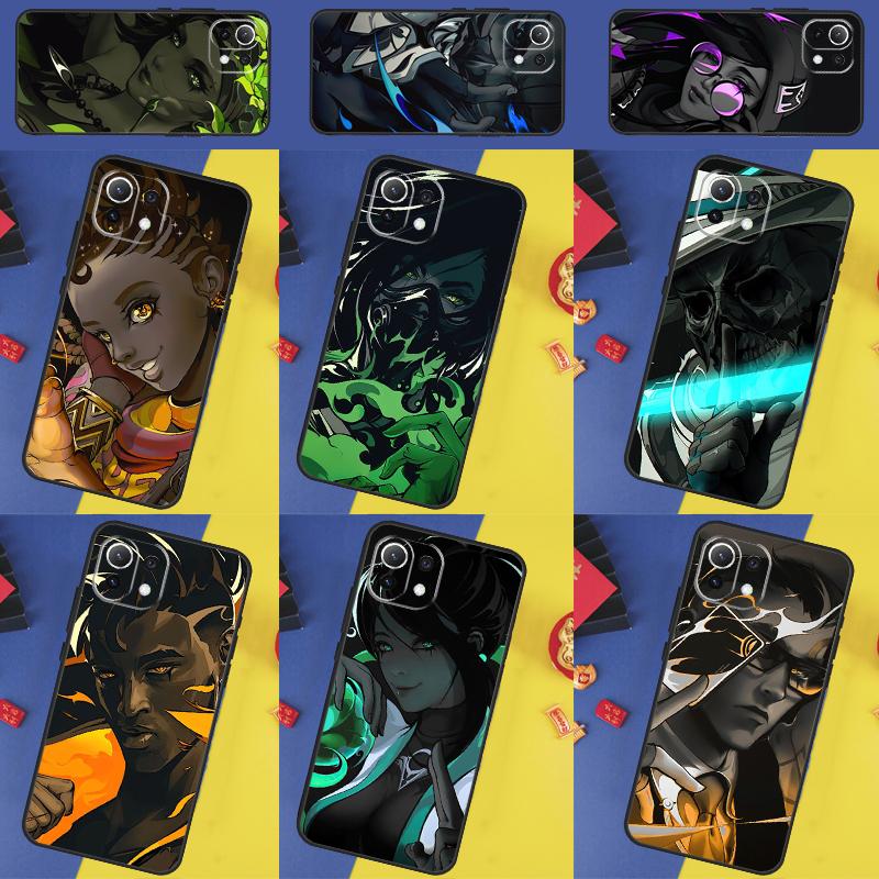 Чехол Valorant для Xiaomi 15 13 14 Ultra 14T 11T 12T 13T Pro POCO X7 Pro X3 X5 X6 F5 F6 M6 Pro