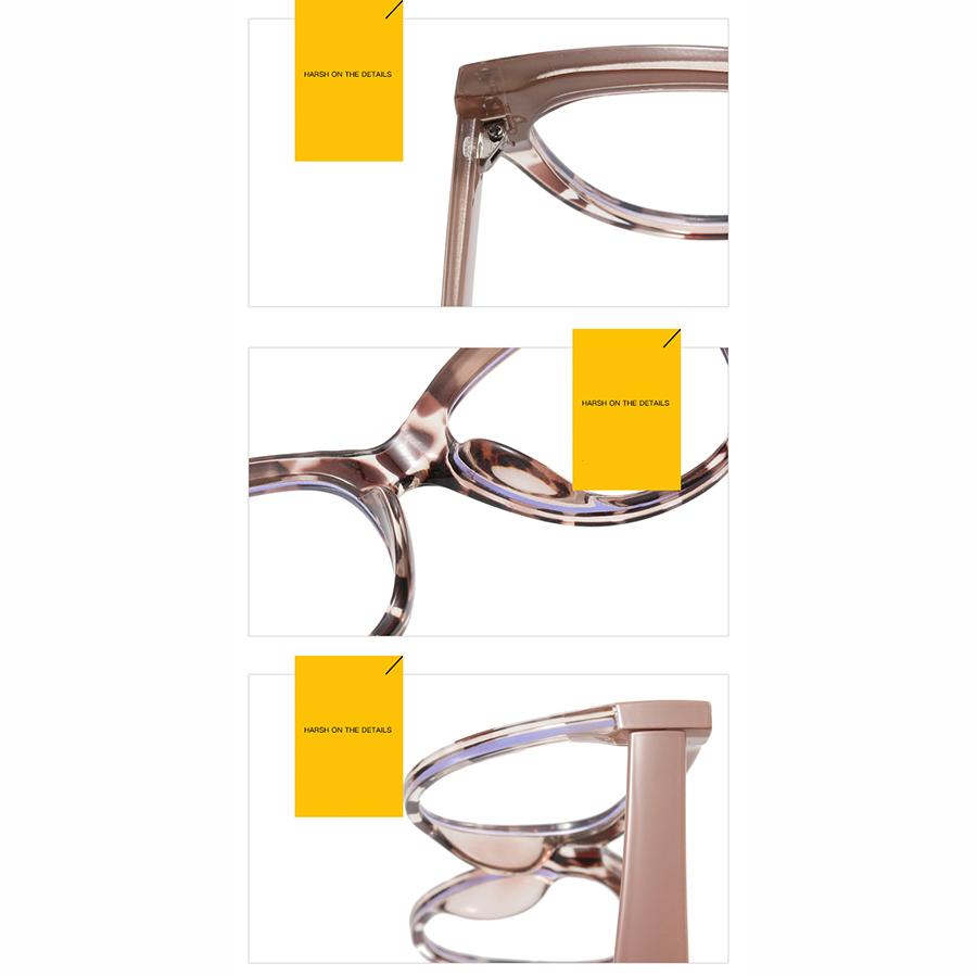 Оправа очков «кошачий глаз» Модные линзы с защитой от синего света Женские ультралегкие большие оправы INS Trend Eyewear Модные украшения