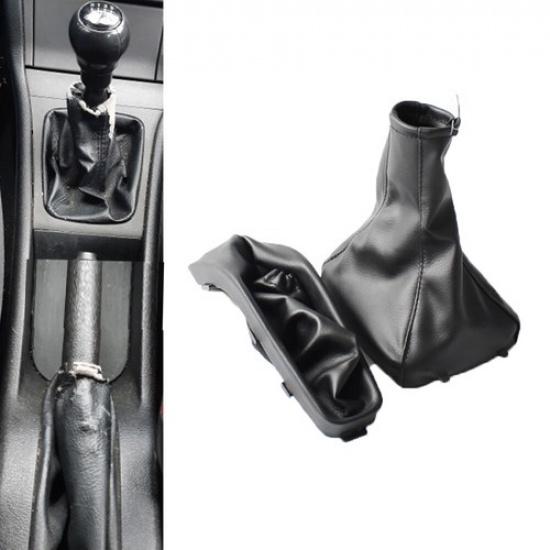 Gear Shifter & Handbrake Boot Cover Set for Opel Astra II G Zafira A 1998-2004