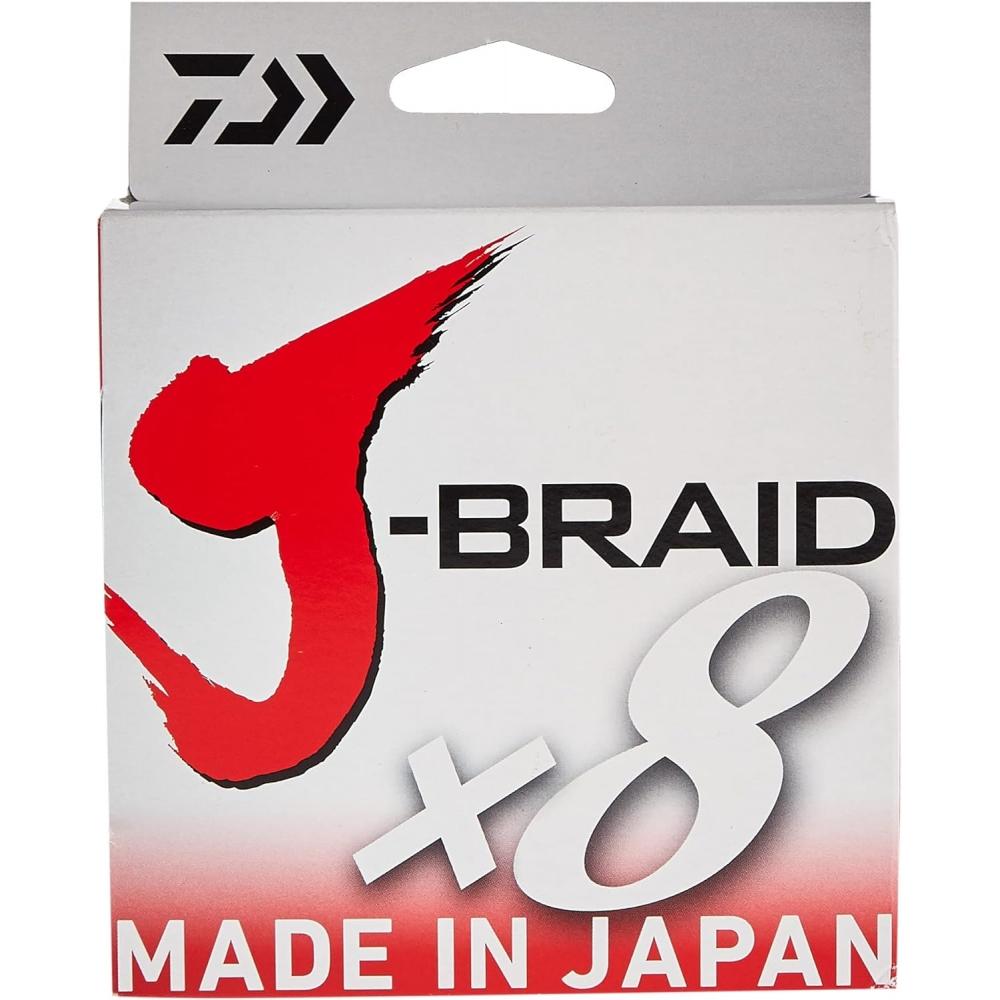 Daiwa J Braid 300m 8 Strand Round Braid Line 50lb Light Green  Chartreuse 