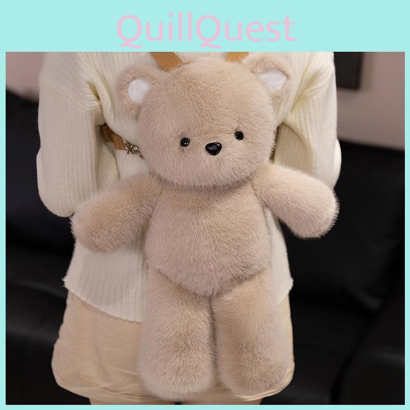 Cute Bear Plush Toy With Soft Pp Cotton Filling For Kids Birthday Gift Characters Included)