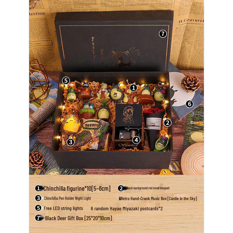 Подарочный набор фигурок Хаяо Миядзаки для подруг - Идеально подходит для дней рождения, средней школы, старшей школы или выпускного.