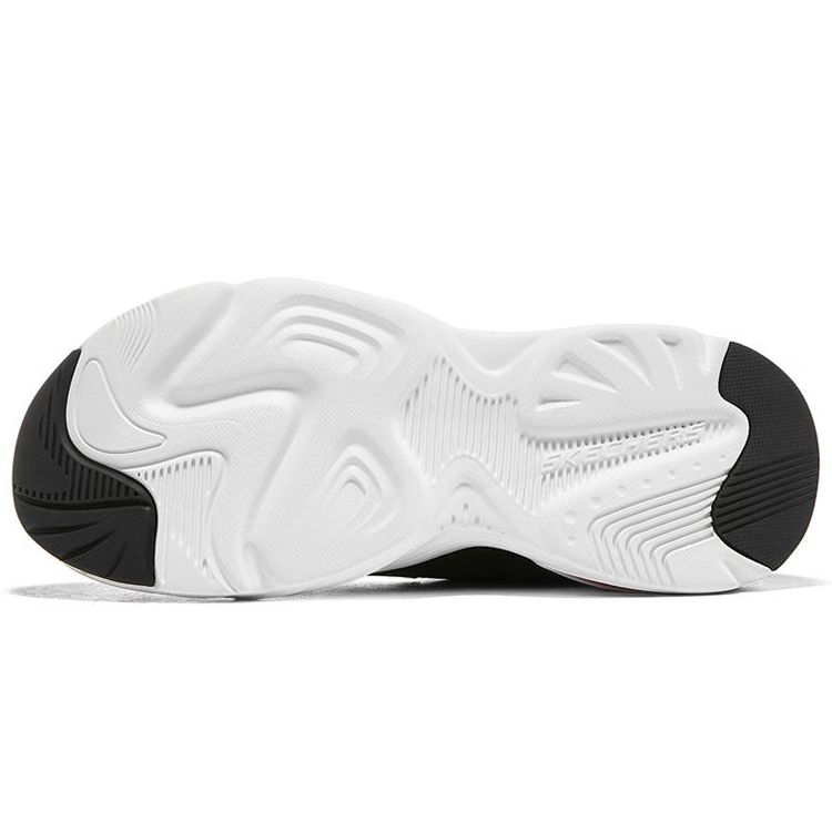 Skechers Stamina Airy Mesh Синтетическая кожа Удобные Повседневные Низкие Папины Кроссовки Женские Кроссовки Черный Белый 149518-BKW