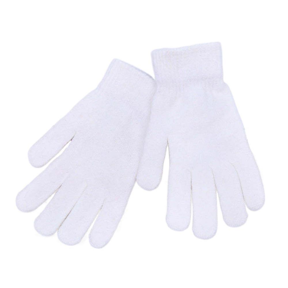 Утолщенные перчатки с полными пальцами Плюшевая подкладка Женские Мужские Варежки Ребристые Вязаные Перчатки Для Холодной Погоды