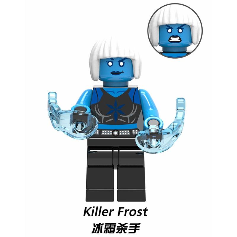 Минифигурки DC Super Heroes Бэтмен Супермен Аквамен Чудо-Женщина Лига Справедливости Строительные Блоки Игрушки