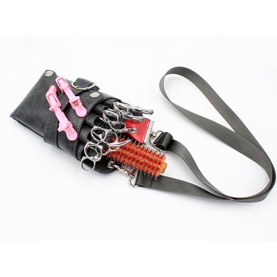Парикмахерские ножницы, парикмахерский инструмент, кобура, сумка из искусственной кожи, поясная сумка через плечо