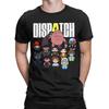Мужская Женская Футболка с Графическим Принтом Персонажи Игры Dispatch Chipi Чистый Хлопок Футболки Одежда