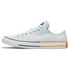 Chuck Taylor All Star Круглый Носок На Шнуровке Прочные Дышащие Низкие Кеды Унисекс Агатово-синий 167664C