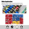 Rolled Terminals Assorted Kit Electrical Wire Crimp 280/480PCS Spade Butt Ring Lugs Fork Set Insulated Cable Connector
