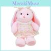 Plush Rabbit Adorable Toy With Floral Skirt For Kids Room Decor Gift And