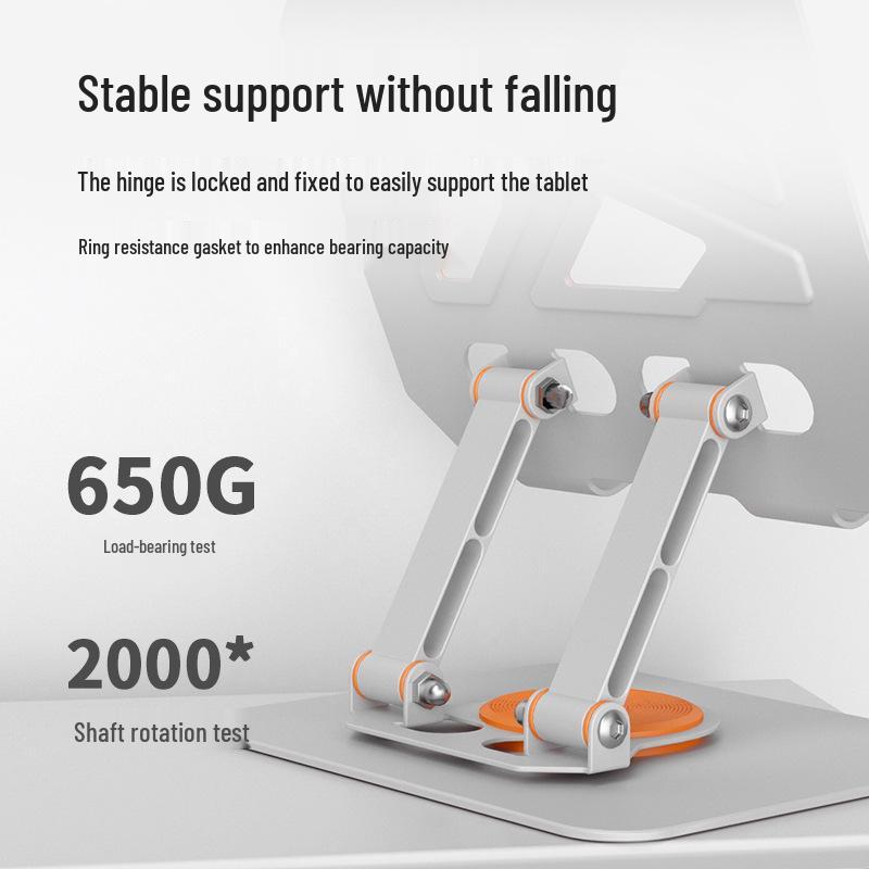 Цельнометаллический вращающийся держатель для планшета, 1 шт.