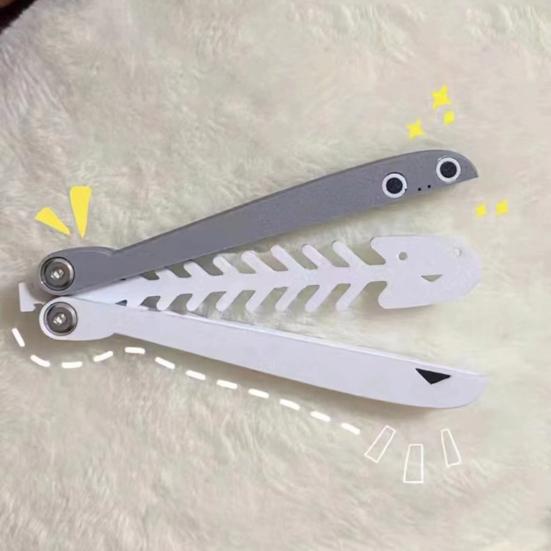 Резак-бабочка для облегчения беспокойства, гладкий, легкий резак, антистресс, портативная складная игрушка-бабочка, сенсорная игрушка