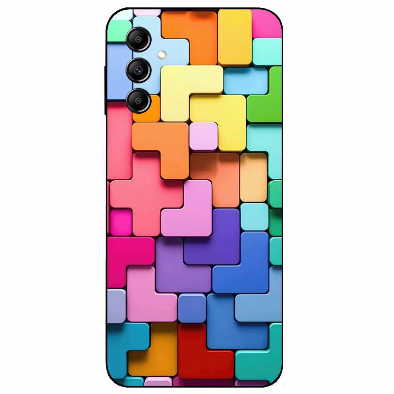 Для Samsung A14 4G A 14 M14 5G Чехол Расписной ТПУ Мягкий Силикон Черный Funda для Samsung Galaxy A14 A145F Бампер GalaxyA14 M 14 Сумка
