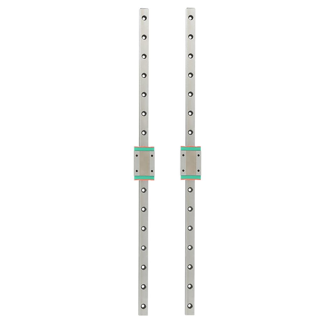 2pcs LML12H Linear Guide Rails 400mm Length with MGN12H Slide Blocks