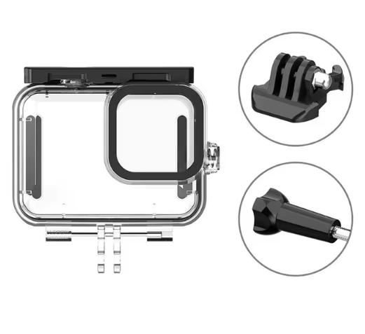Водонепроницаемый корпус для Gopro 12 11 10 9 Защитный чехол для дайвинга Фильтр для объектива Плавучий стержень Аксессуар для экшн-камеры