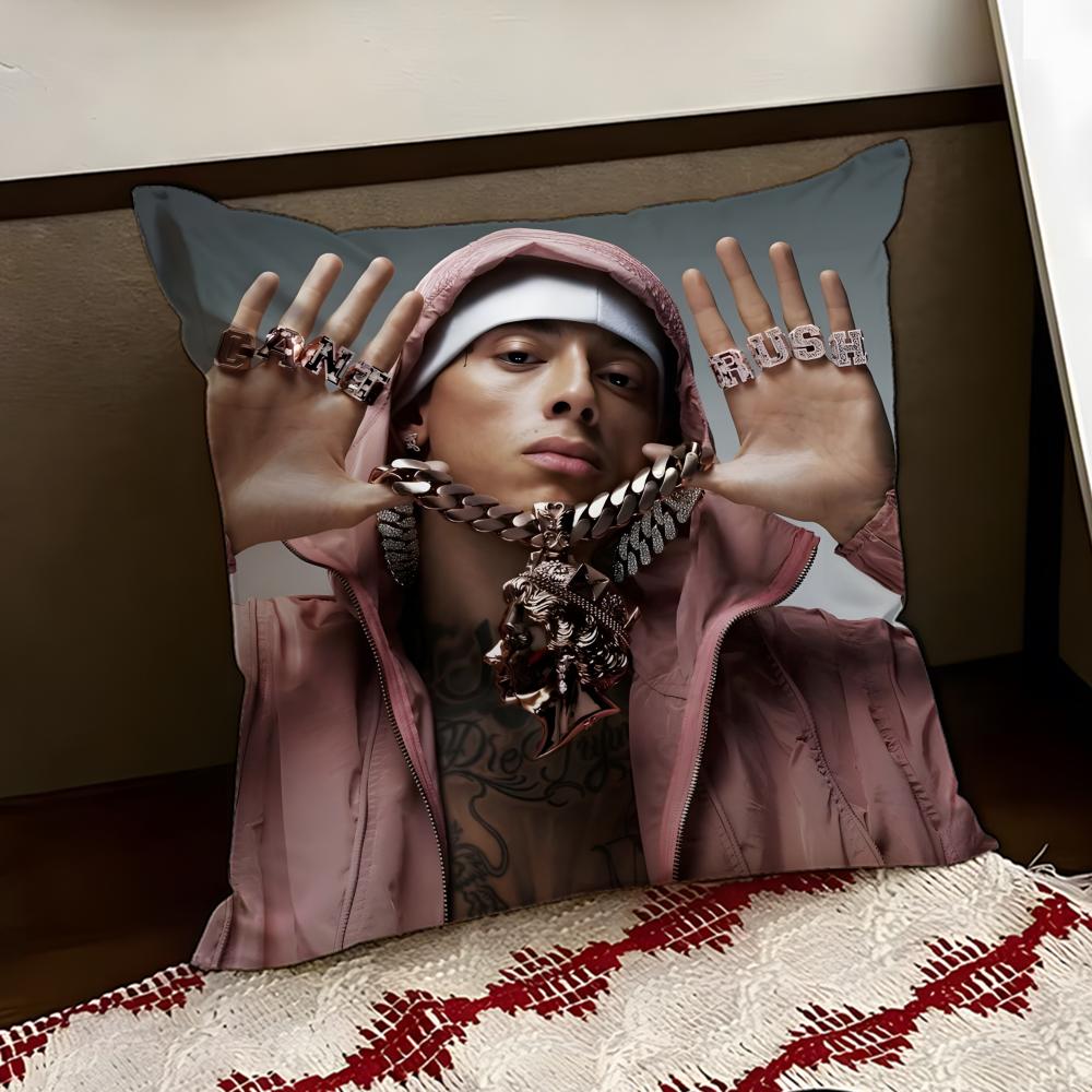 RAP CCentral Cee Cushion Cover Reversible Soft Durable Pillow Cover Home Car MultiScene Use for Daily Comfort