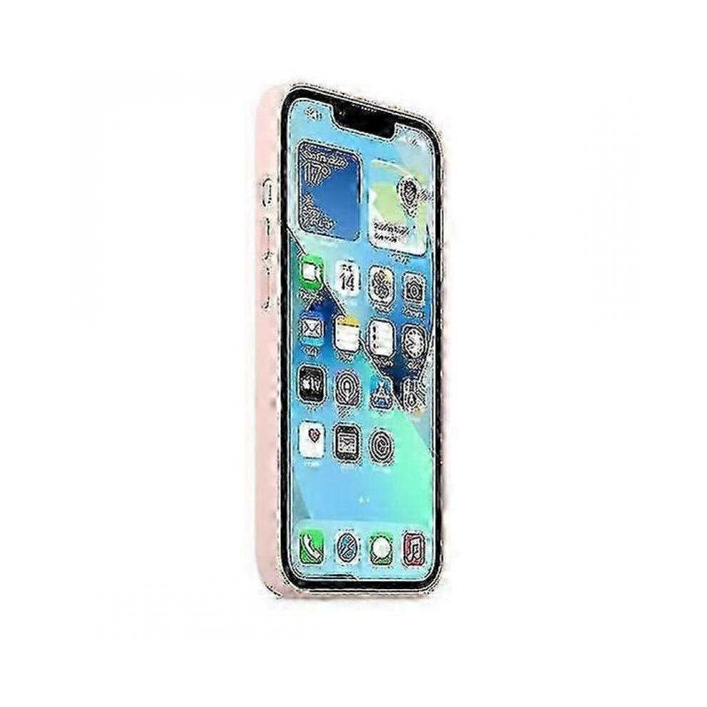 (Мел Розовый)Силиконовый чехол с MagSafe для iPhone 13